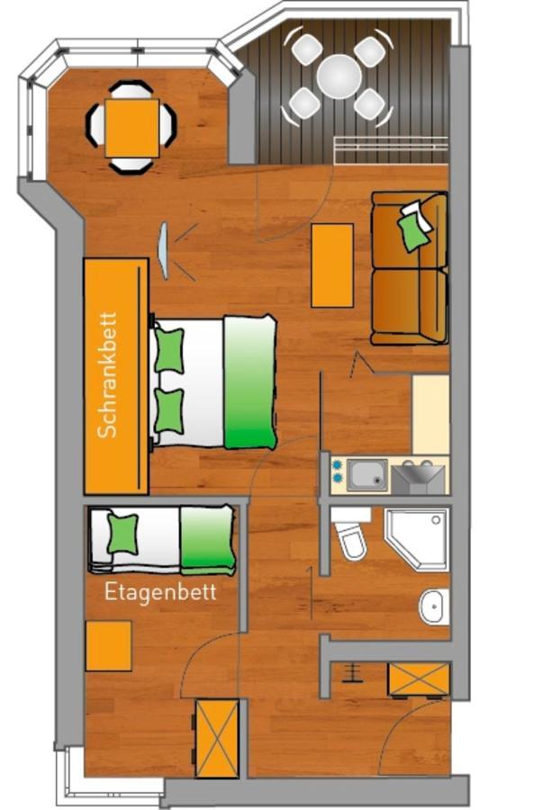 노이슈타트인홀슈타인 Ancora Marina Haus 1 Nr 03, Typ 1 아파트 외부 사진